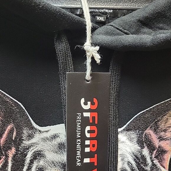 3Forty Doberman Dog Hoodie Size 3X NEW with Tag - Picture 3 of 6